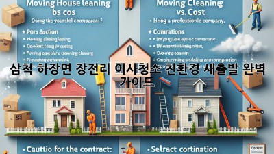 삼척 하장면 장전리 이사청소: 친환경 새출발 완벽 가이드